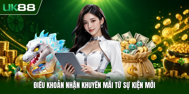 Sự Kiện Mới Với Nhiều Ưu Đãi Và Cơ Hội Nhận Thưởng 2026 2 Điều khoản nhận khuyến mãi từ sự kiện mới