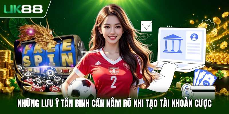 ĐĂNG KÝ FIVE88 3 Những lưu ý tân binh cần nắm rõ khi tạo tài khoản cược