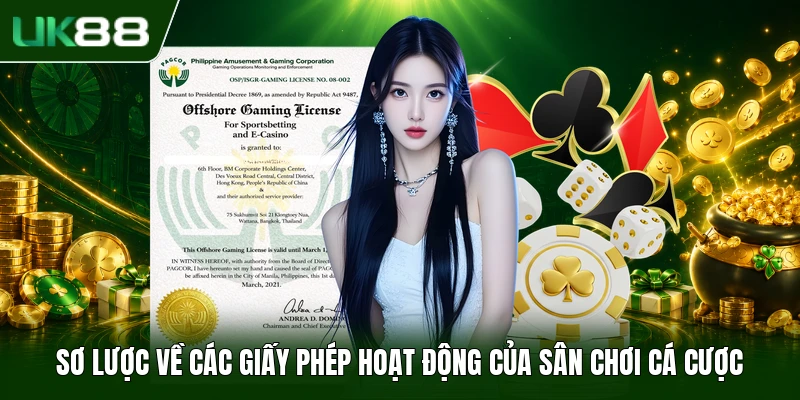 Giấy Phép Hoạt Động UK88 1 Sơ lược về các giấy phép hoạt động của sân chơi cá cược